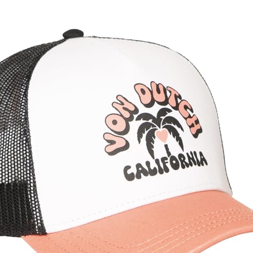 Casquette Von Dutch avec visière courbée et patch brodé retro