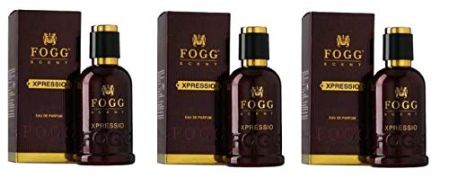 Image of FOGG Men Scent Xpressio Edp Rose Scent Liquid Perfume Pack Of 3 (90Ml Each) 270Ml
