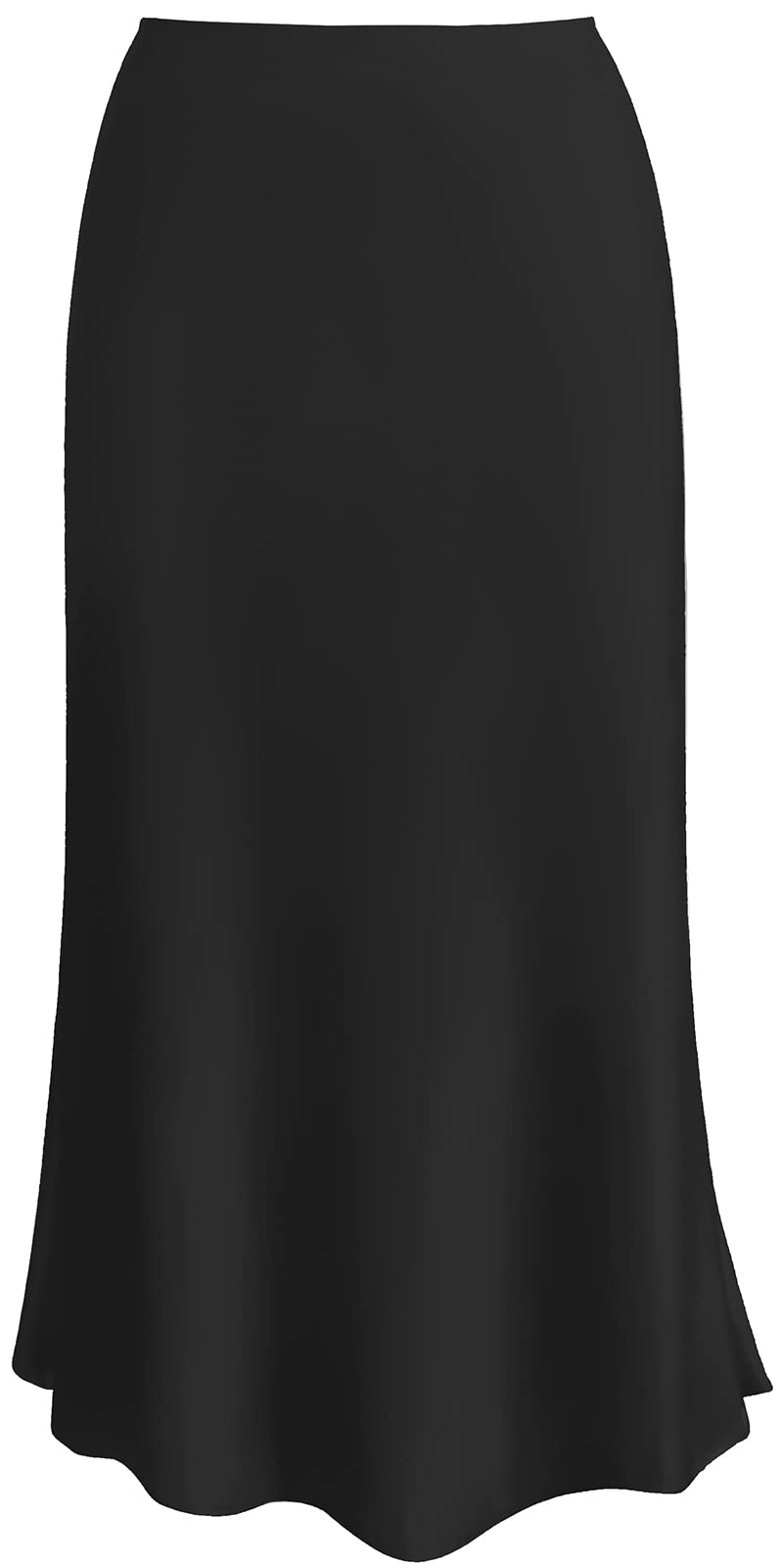 Womens Leopard Print Skirt Trendy Summer Midi Long Length Silk Satin High Waist Elastic Skirts