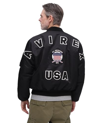 [Avirex] [ABbNX] 50th Anniversary MA-1 SIGNATURE BIG LOGO MA-1 VOl`[ rbOS Y XL 010 ubN 783-5952019