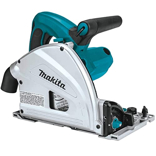 Makita SP6000J1 Tauchsäge, 240 V, 165 mm, mit 1 x 1,5 m Führungsschiene + Koffer und Schienentasche. – Bild 3