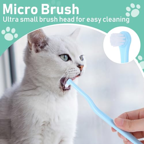 4 Stück Katzenzahnbürste Für Katzen Hundezahnbürste Zahnbürste Weiches Nylon Haustier Zahnbürste Hunde Klein Katze Zahnpflege Hund Zahnbürste Toothbrush Für Empfindliches Zahnfleisch Von Haustieren