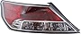 Evan-Fischer Tail Light Assembly Compatible with 2009-2011 Acura TL Driver Side