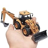Utilisation et décoration polyvalentes: non seulement le temps de jeu, ce modèle de bulldozer et de chargeur frontal détaillé se double d'un bureau élégant ou d'une décoration d'étagère, apportant une touche de charme industriel à n'importe quelle pièce ou espace de travail.