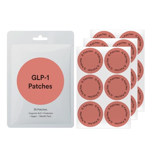 GLP-1 Patches - 30 Count, Natural Ingredients Cosmetic Patch