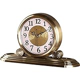 【Klassischer Vintage-Stil】: Vintage-klassischer Stil, der Vintage-Stil fügt künstlerische Atmosphäre hinzu, eine gute dekorative Tischuhr in Ihrem Haus.