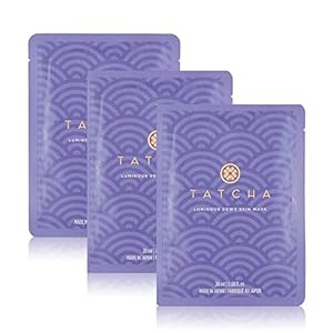 Tatcha-Luminous-Dewy-Skin-Mask-Nourishing-Single-Use-Mask-Infused-with-Green-Tea-Rice-and-Algae-for-Moisturized-Skin-3-Pack Tatcha Luminous Dewy Skin Mask: Nourishing Single-Use Mask Infused with Green Tea, Rice, and Algae for Moisturized Skin…