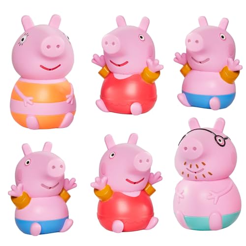 TOOMIES Tomy Peppa Daddy Pig Peppa & George Squirters Baby Kids Toys for Water Play Fun Bath Accessories for Babies & Toddlers Suitable for 18 Months 2 3 & 4 Year Olds