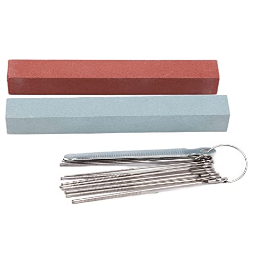 Matybobe 専門のギター修理ツールは、ルーチャーのためのブリッジサドルナットファイルグラインドストーンを備えた楽器の楽器のアクセサリーを研磨する (M02802)