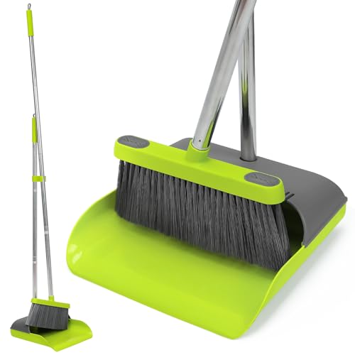 Kaltell BD-GREEN Broom And Standing Dustpan Set 50 Inch Angle Broom cover
