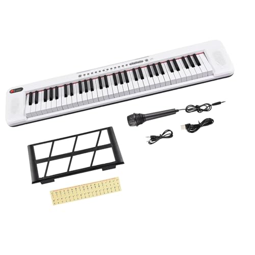 GDINYONGZE 61 Tasten Keyboard Set Weiß