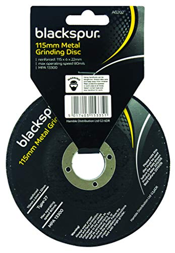 Blackspur BB-AG202 Disque à meuler métallique Cover