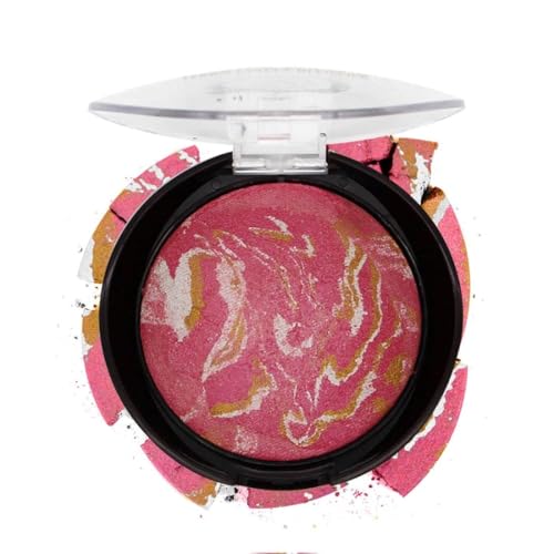 Image of FASHION COLOUR Waterproof Tera Cotta Blusher | Long Lasting, Lightweight Makeup Blusher for Face | Excellent Blending Powder | Creamy | 16g | Shade 08