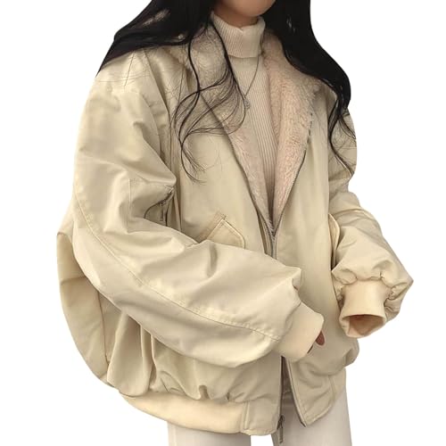 Veste polaire femme contre le froid manteau réversible douillet