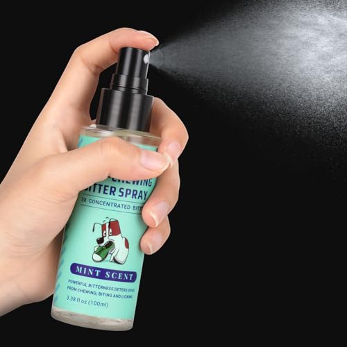 Adiwo Knabberschutz Hund, 100ml Anti Kau Spray Für Hunde Katzenabwehrspray Erziehungshilfen für Hunde Mildes Bitterspray Hund Effektiver Kaustopp Bei Möbel Kleidung Schuhen Für Hunde Katzen