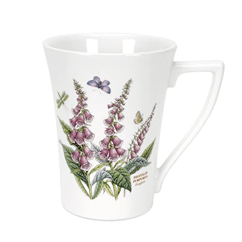 Portmeirion Botanic Garden Mandarin Mug | Set Of 6 With Assorted Floral Motifs | 10 Oz Coffee Mugs | Made In England From Fine Earthenware | Dishwasher Safe #TOP2