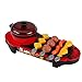 AJH Jouets de Simulation pour Enfants garçons et Filles Jouer Maison Cuisine Cuisson et Cuisson Coupe Musique Spray Hot Pot Barbecue cuisinière Jouet Jouer
