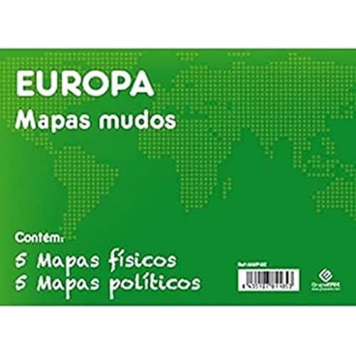 Grupo Erik Editores Pack 10 Mapas Mudos En Portugúes Europa Politica Fisica