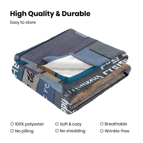 Tsefiwo Christian Blanket Christian Gifts For Women Faith Inspirational Gifts For Women, Catholic Bible Verse Throw Blanket Religious Gifts For Women Christian Gifts For Men 60"X50" #TOP2