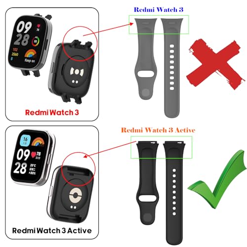 Bandas compatibles con Redmi Watch 3 Active, pack 10 unidades miniatura 2