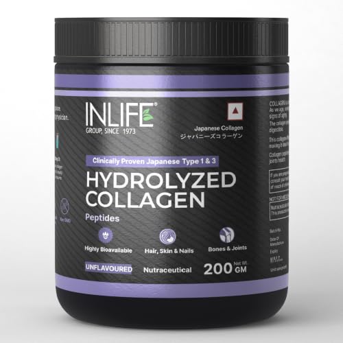 INLIFE Unflavoured Japanese Hydrolyzed Collagen Peptides, 200g - Image 2