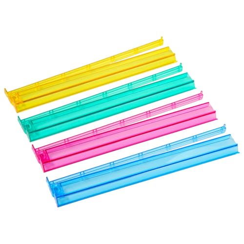 GUSTARIA Mahjong All-in-One Tile Rack & Pusher, Clear Acrylic Mahjong Rack and Pusher Combo, Modern