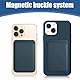 NHPY 2 Stück Mag-Safe Wallet, Appl e Wallet mag-Safe, Mag-Safe Cardholder, Kompatibel mit iPhone 16 15 14 13 12 Pro/Pro Max/Plus/Mini