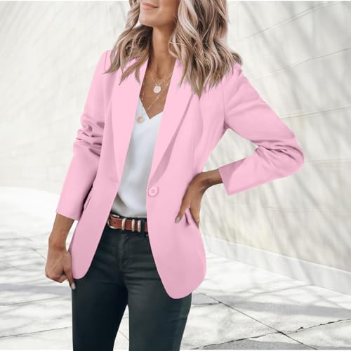 Womens Blazer Business Casual Dressy Long Sleeve Jackets Open Front Work Office Dressy Suit Jackets Summer Cardigan3