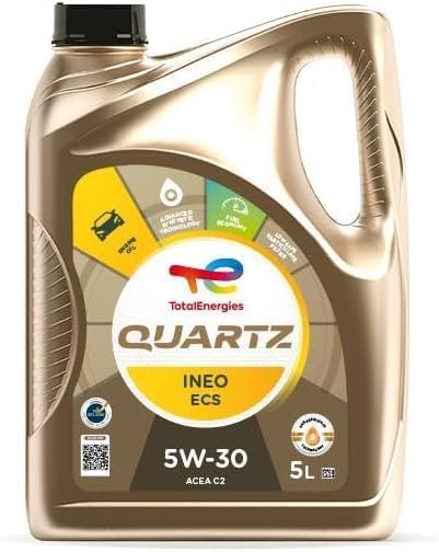 TotalEnergies Quartz Ineo ECS Olio Motore Sintetico, 5W-30, 5L, ACEA C2, per Motori Diesel e Benzina, con Protezione FAP
