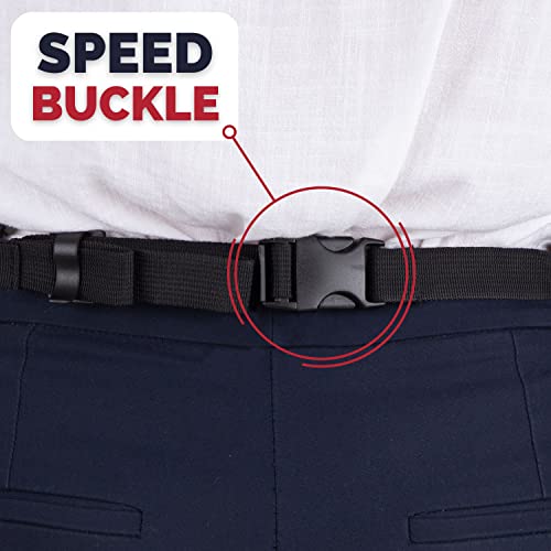 Supplymaid Waterproof Server's Apron With 3 Pockets & Buckle Waist Closure - Black Waitress Stain-Proof Bistro Bartender Canvas Work Aprons Holds Pens, Notepads, Straws, Server Book, Bar Towel, Tips #TOP2