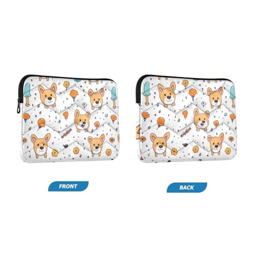 Funda para portátil 13-14 pulgadas con diseño de perros miniatura 2