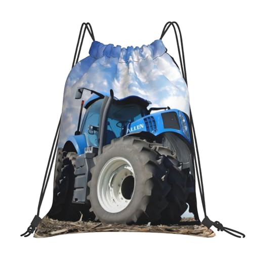 Sac à dos tracteur agricole cordon de serrage imprimé pour adulte