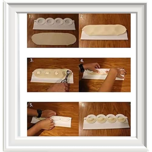 Foto von Ravioli Former Teigtaschenformer Ausstecher - Ravioli Maker, Dumpling Maker Form, Teigtaschenformer Set, Klöße Former, Kunststoff, 1 Set