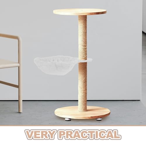 Lit hamac panier suspendu blanc flanelle pour arbre à chat