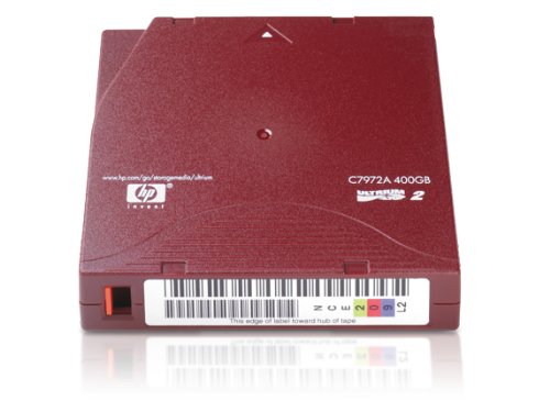 Support de stockage HP C7972A LTO2 Ultrium 200 Go pour sauvegarde informatique