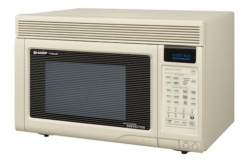 Image of Sharp R-1872 1.1-Cubic-Foot 850-Watt Over-the-Range Convection Microwave, Bisque