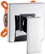 1-2-3 Way Concealed Concealed Chrome Brass Recessed Shower Faucet Wall Mounted Concealed Brass Valve Black Brass