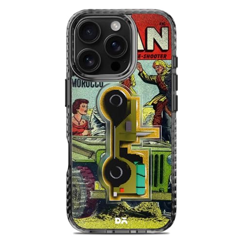 Image of DailyObjects Battle Jeep Stride 2.0 Magnetic Case Cover Compatible with iPhone 16 Pro Max | Wireless Charging Slim Back Cover | 2 Layer Edge Protection & Shockproof