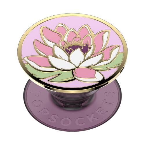 PopSockets Adhesive Phone Grip Holder Phone Stand Enamel - Water Lily