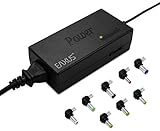 Die Ausgangsspannung des Universal Stromkabels ist frei verstellbar zwischen 12V, 15V, 16V, 18V, 19V, 20V und 24V. Die einzustellende Spannung finden Sie auf der Unterseite Ihres Geräts