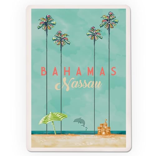 Nassau Bahamas Escena Playa 52 Cartas Póker miniatura 3