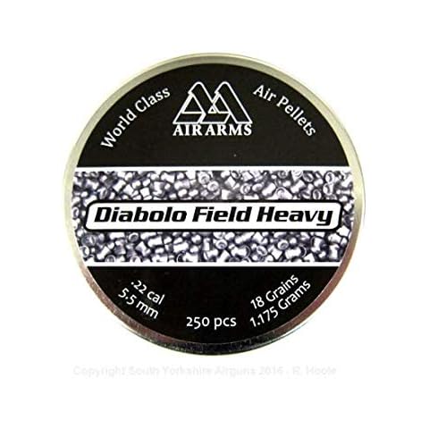 Air Arms Diabolo Field Heavy .22/5.52 Air Gun Pellets (250ct) L10 Cover