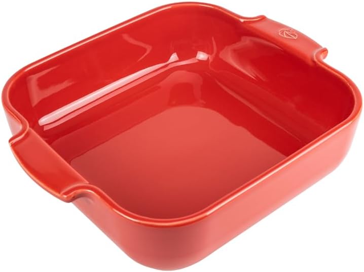 Peugeot Square Baking Dish, 11 x 11 inch, 2.7L, Ceramic, Red