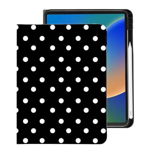 Étui pour iPad Pro 12.9 anti-rayures avec support stylet et veille auto à pois