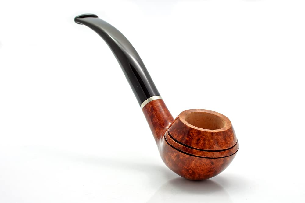 Rattray's RATTRAYS Pfeife Mary Light 161 Half-Bent Rhodesian von stadlerweine/Länge 150 mm/Kopfhöhe < 35 mm/Kopfbohrung 18 mm / 9 mm