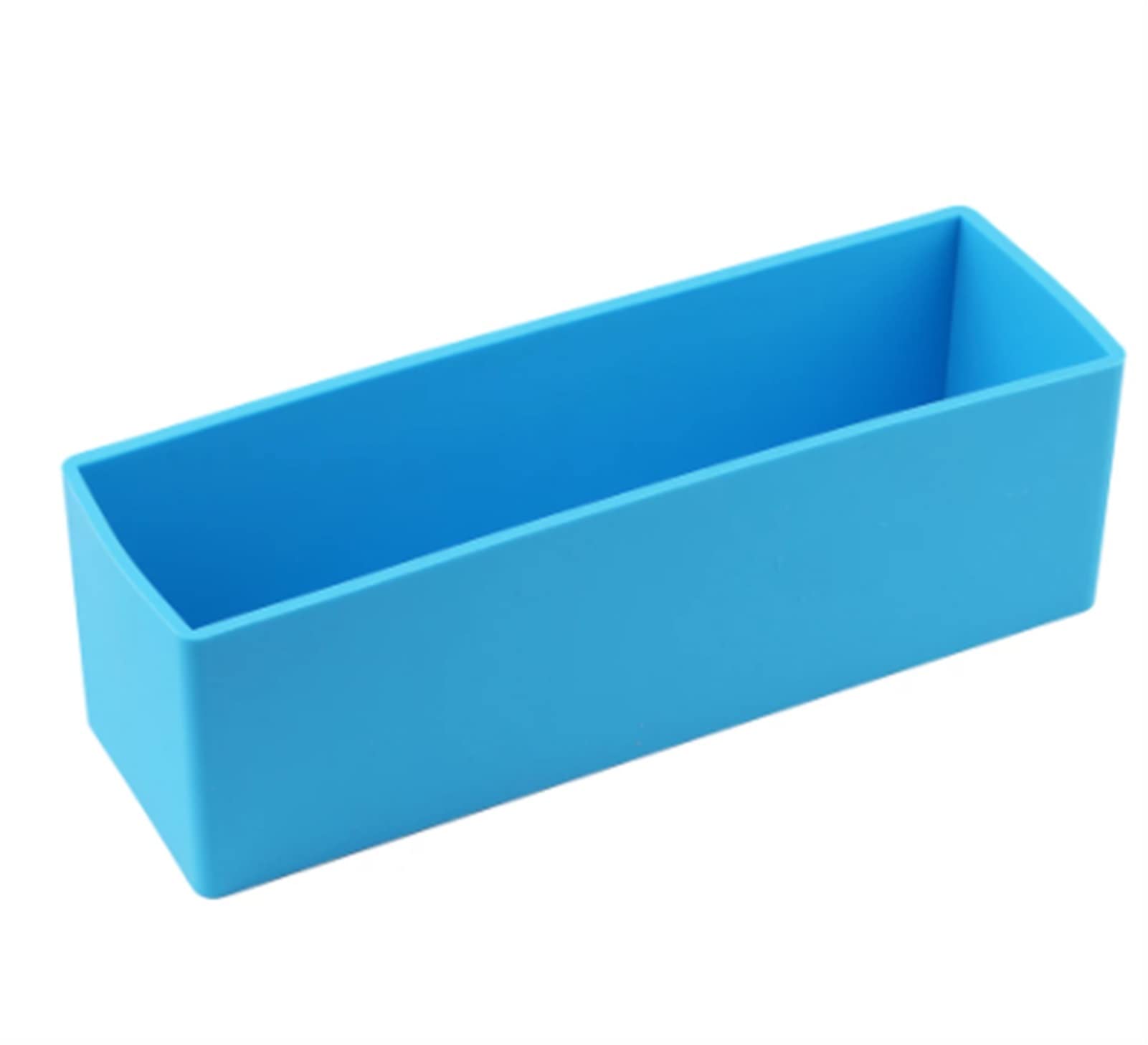 CAREG Stampo sapone in silicone Stampo rettangolare Pagnotte Stampo flessibile Stampo compatibile con Fai da te Strumento fatto a mano senza strumento di produzione di sapone scatola di legno
