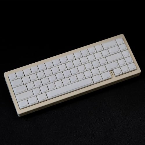 Touches transparentes low profile blanches pour clavier mécanique