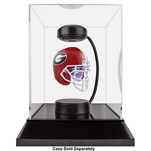 Georgia Bulldogs NCAA Hover Helmet - Collectible Levitating Football Helmet with Electromagnetic Stand