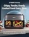 Philips Airfryer 3000 Series Dual Basket - 2 Drawer Air Fryer, 3L + 6L Capacity, RapidAir Plus Technology, 13 Ways to Cook, 90% Less Fat, Easy to Clean, Digital Touchscreen, Energy Saving (NA350/00)