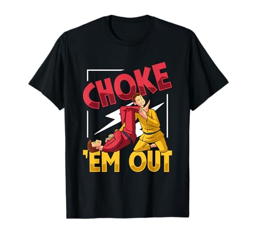 Jiu-Jitsu Choke Em Out Artes marciales Jiu Jitsu Camiseta
